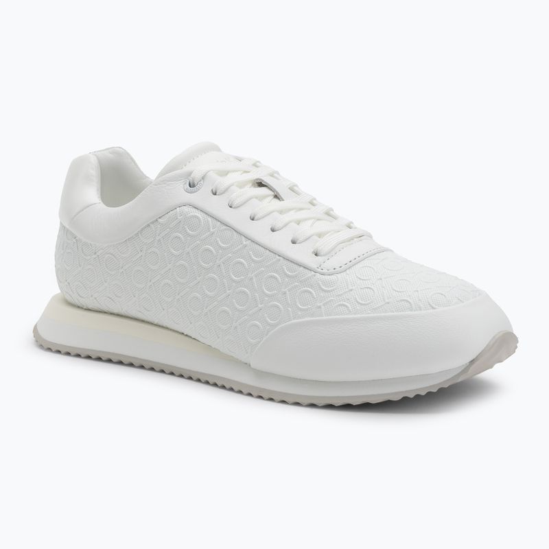 Dámské boty Calvin Klein  HW0HW02574 Runner Lace Up Mono Pu Triple Bright White