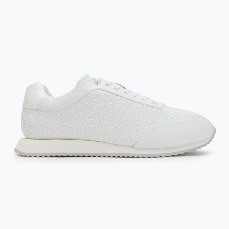 Dámské boty Calvin Klein  HW0HW02574 Runner Lace Up Mono Pu Triple Bright White 2