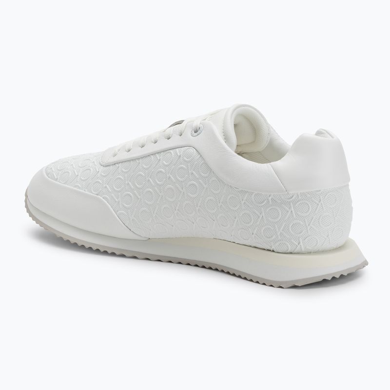 Dámské boty Calvin Klein  HW0HW02574 Runner Lace Up Mono Pu Triple Bright White 3