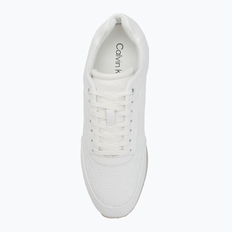 Dámské boty Calvin Klein  HW0HW02574 Runner Lace Up Mono Pu Triple Bright White 5