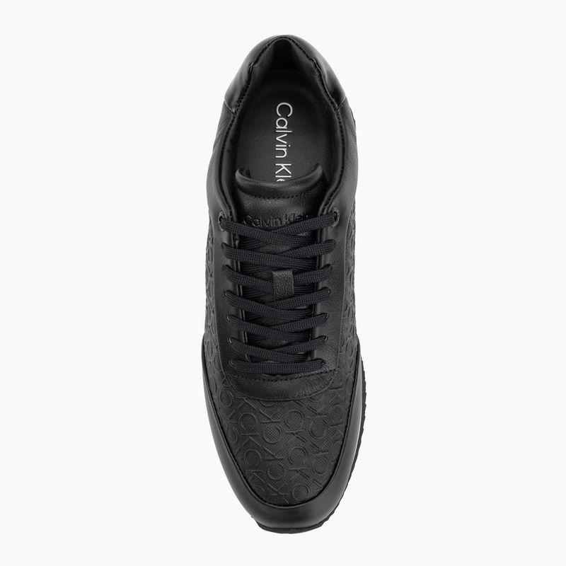 Dámské boty Calvin Klein HW0HW02574 Runner Lace Up Mono Pu Triple Bright White 5