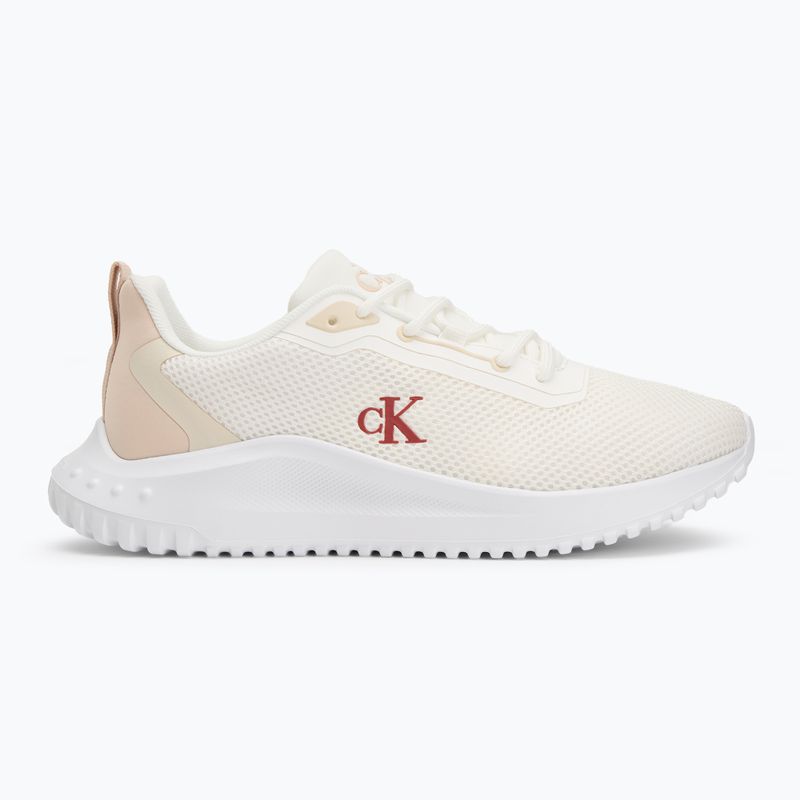 Dámské boty Calvin Klein YW0YW01851 Eva Runner L-Up Mix Mesh Logo Ck bright white/black 2