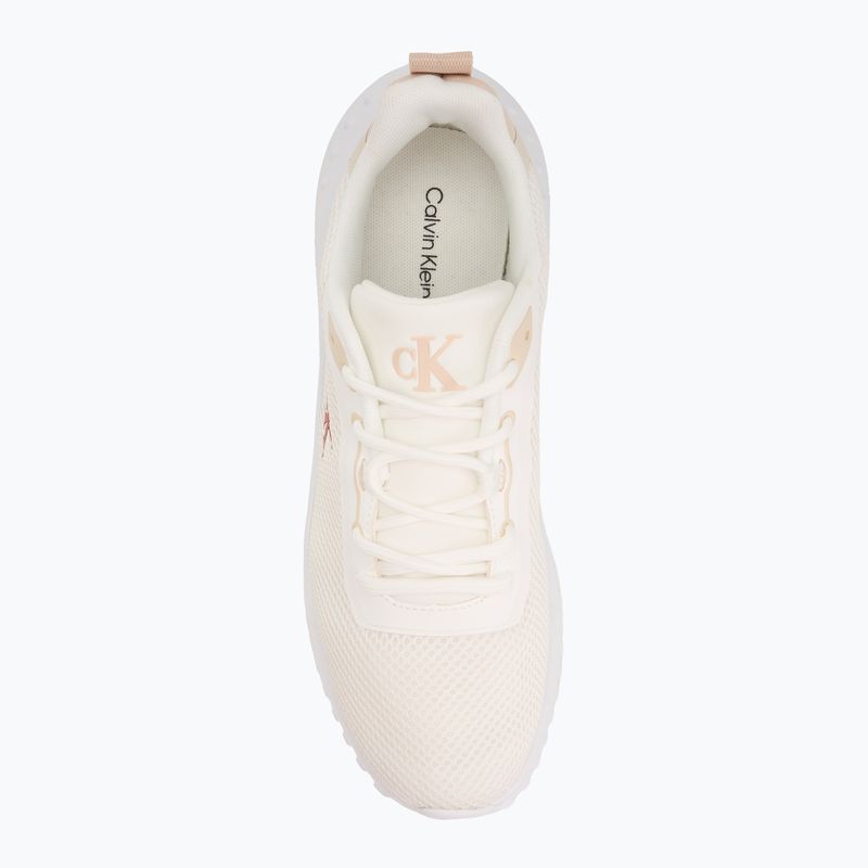 Dámské boty Calvin Klein YW0YW01851 Eva Runner L-Up Mix Mesh Logo Ck bright white/black 5