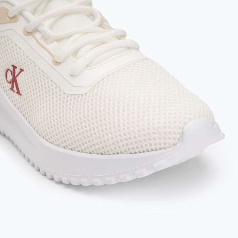 Dámské boty Calvin Klein YW0YW01851 Eva Runner L-Up Mix Mesh Logo Ck bright white/black 7