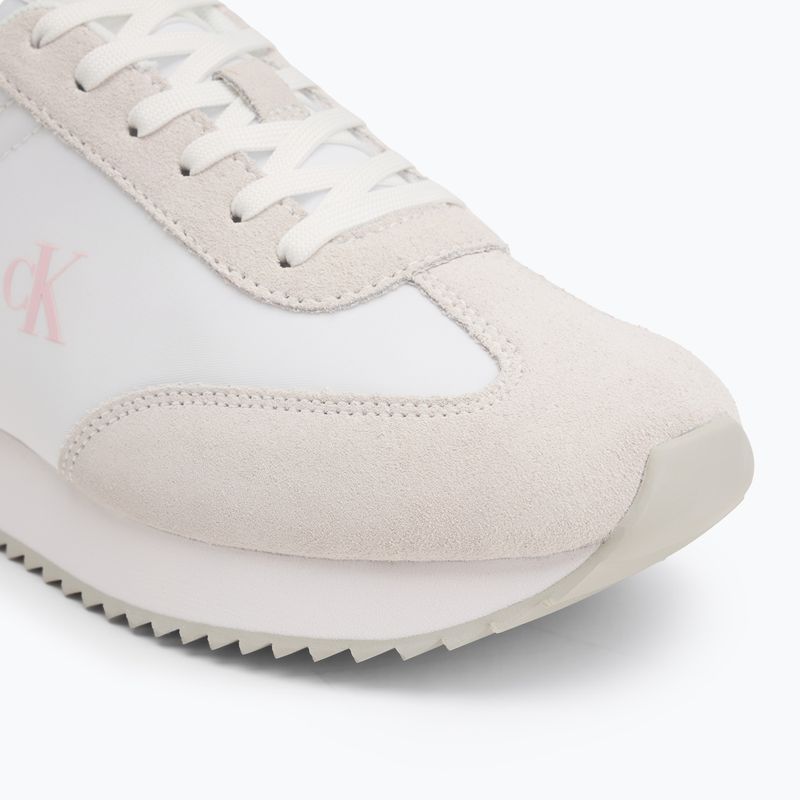 Dámské boty Calvin Klein YW0YW01828 Caleup Mg Nylon Mix Bright White/Sweet Pink 7