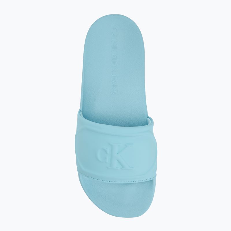 Dámské nazouváky Calvin Klein YW0YW01879 Pu Hf Mg blue danube 5