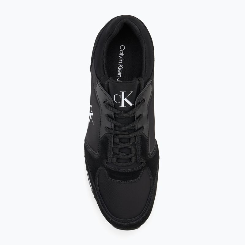 Dámské boty Calvin Klein YW0YW01644 Runner Laceup Sock Mg Nylon Mix black 5