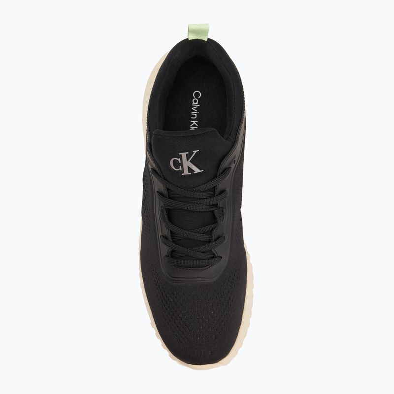 Dámské boty Calvin Klein YW0YW01855 Eva Runner Sock Mg Tech Mix black/pistachio/white jade 5
