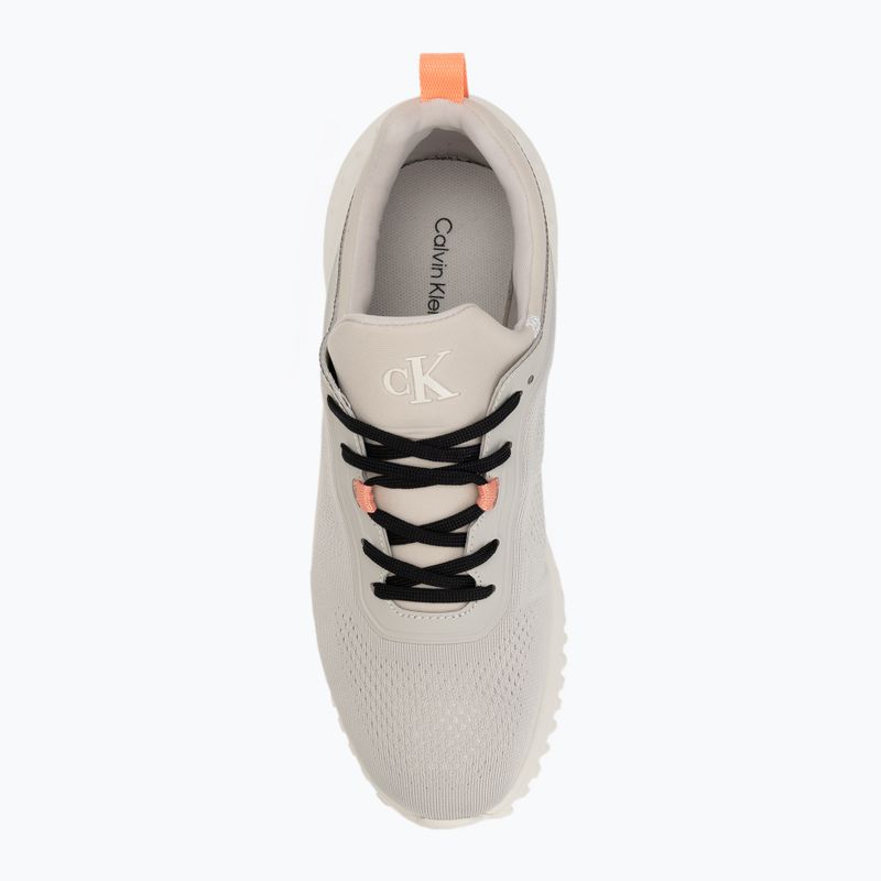 Dámské boty Calvin Klein  YW0YW01855 Eva Runner Sock Mg Tech Mix monstruck/creamy white/orange 5