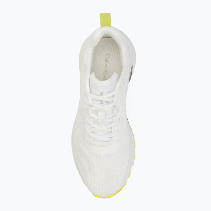 Dámské boty Calvin Klein YW0YW01856 Hike Runner Mg Tech Knit bright white wild lime/andora 5