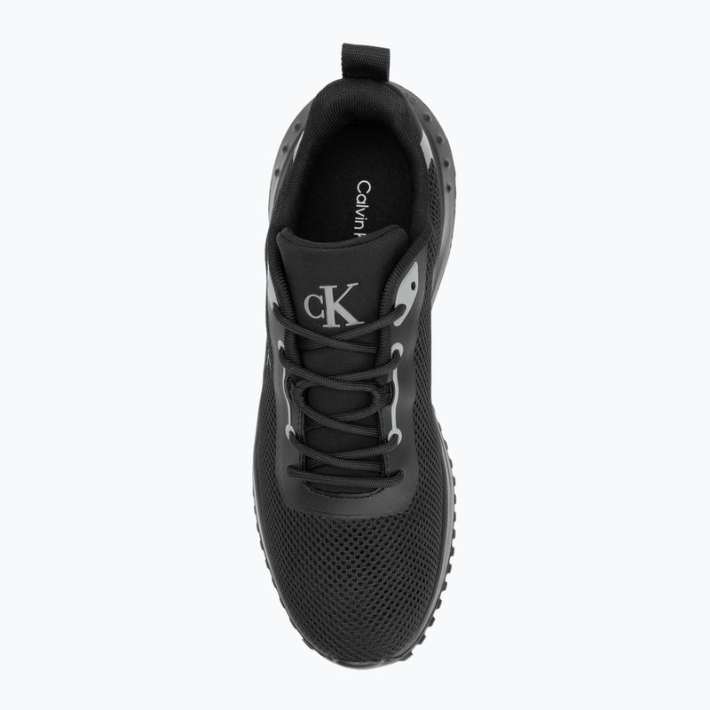 Dámské boty Calvin Klein YW0YW01851 Eva Runner L-Up Mix Mesh Logo Ck black/mockingbird 5