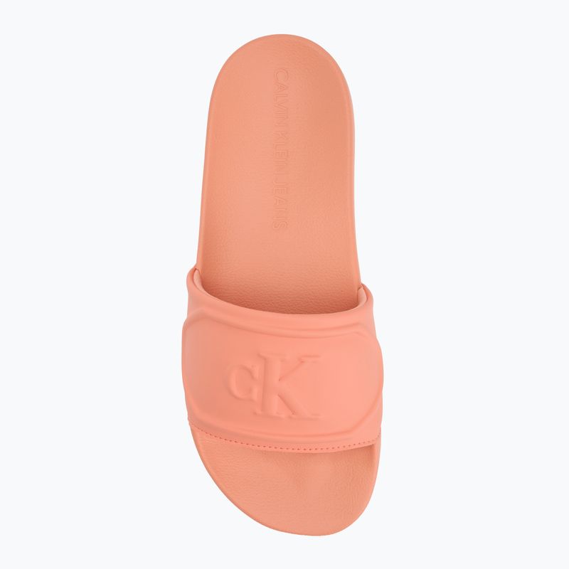 Dámské nazouváky Calvin Klein YW0YW01879 Pu Hf Mg powder orange 5