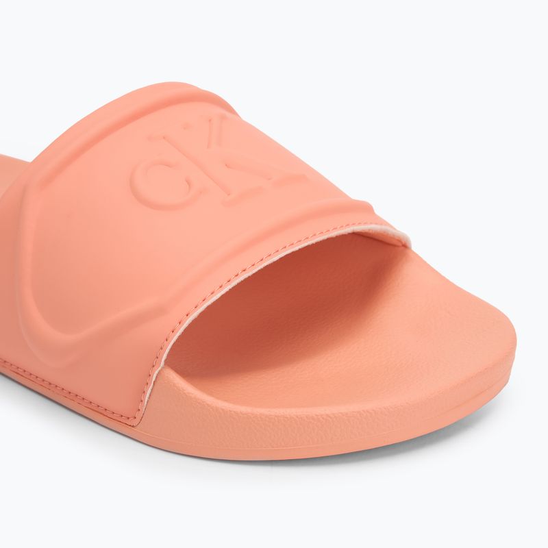 Dámské nazouváky Calvin Klein YW0YW01879 Pu Hf Mg powder orange 7