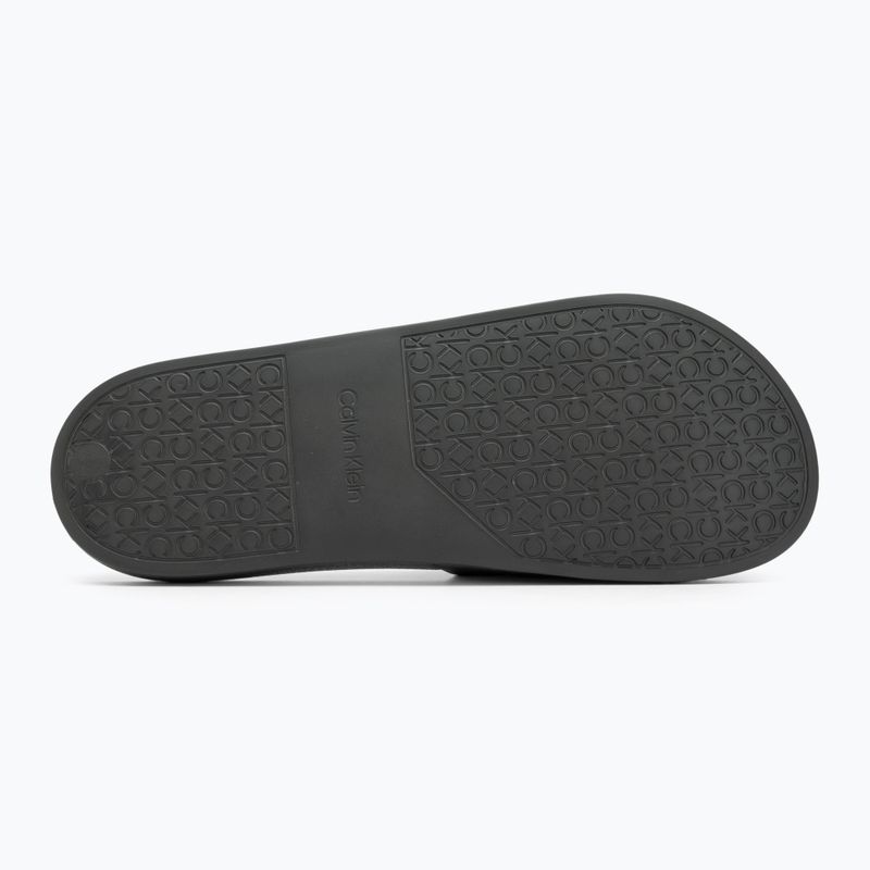 Pánské nazouváky Calvin Klein HM0HM00455 Pool Slide Rubber dark olive 4