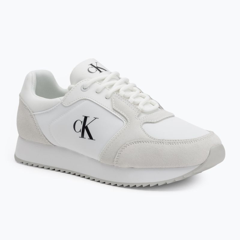 Pánské boty Calvin Klein YM0YM01326 Retro Runner Sock Lace Up Ny-Su Bright White/Black