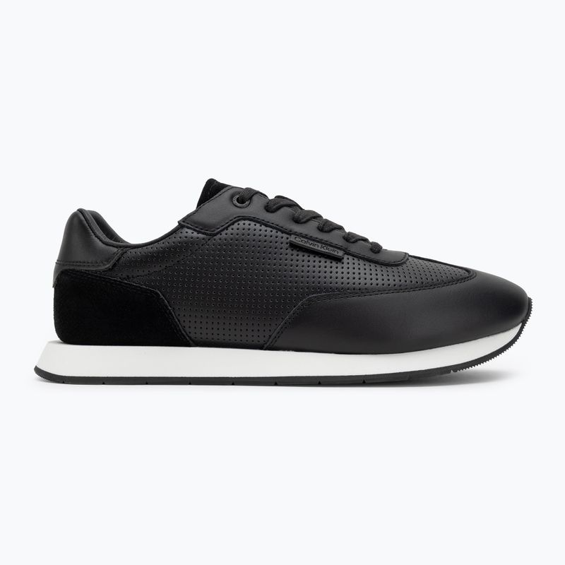 Pánské boty Calvin Klein HM0HM01871 Low Prof Runn Laceup Perf Lth Black/Bright White 2