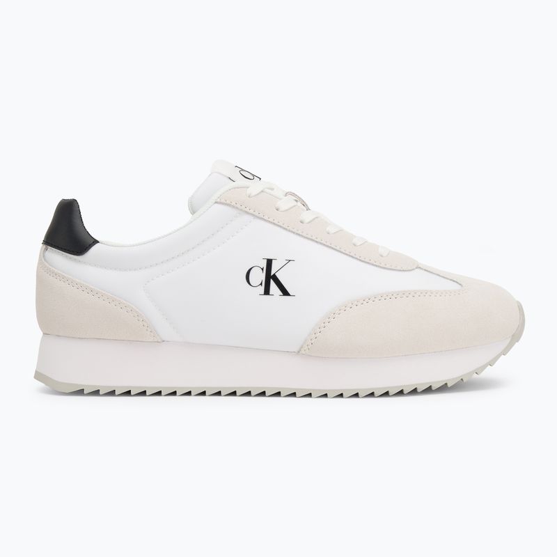 Pánské boty Calvin Klein YM0YM01325 Retro Runner Lace Up Ny-Su Bright White/Black 2