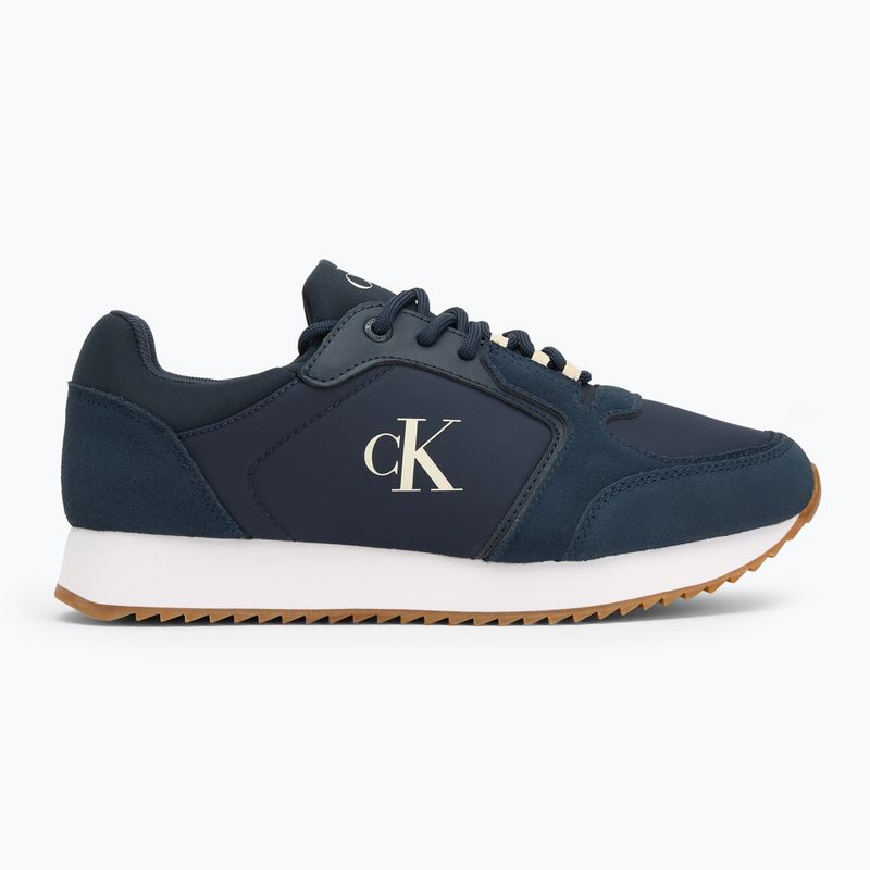 Pánské boty Calvin Klein YM0YM01326 Retro Runner Sock Lace Up Ny-Su Calvin Navy/Bright White/Gum 2