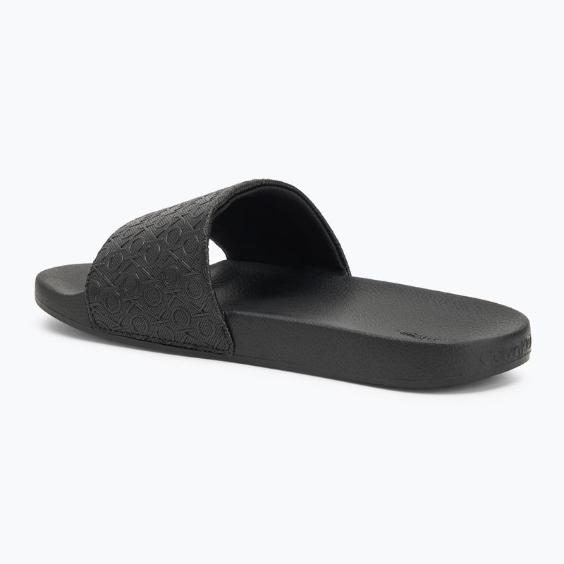 Nazouváky Calvin Klein Dámské HW0HW02541 Pool Slide Mono Ck Black 3
