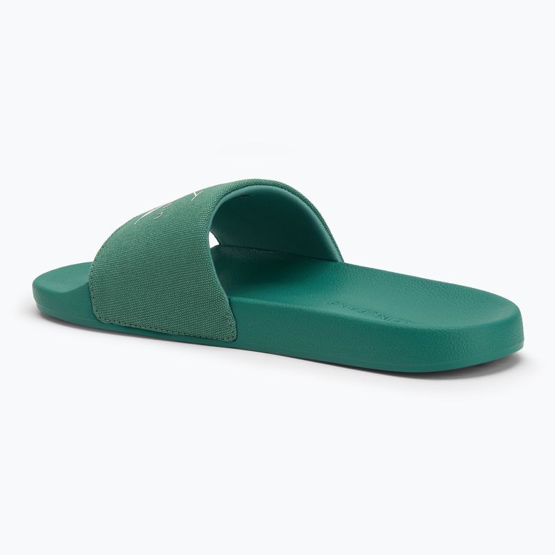 Pánské nazouváky Calvin Klein YM0YM01367 Monologo CV Wild Green 3