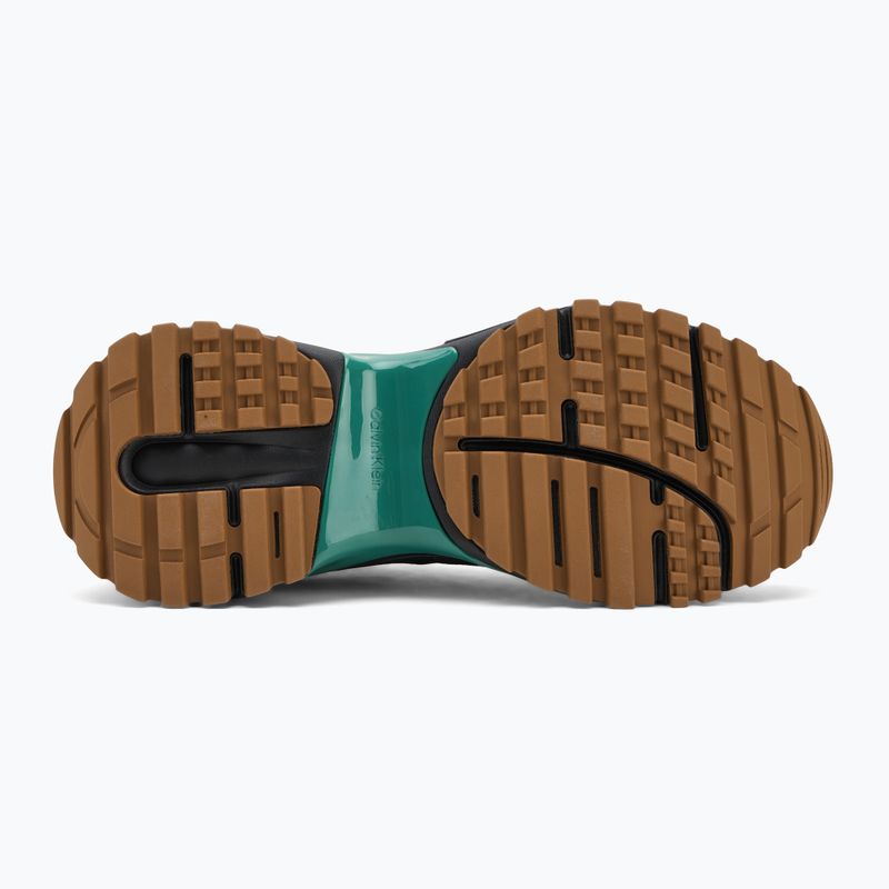 Pánské boty Calvin Klein YM0YM01284 Hike Runner Tech Knit Ck Black/Grain Brown/Wild Green 4