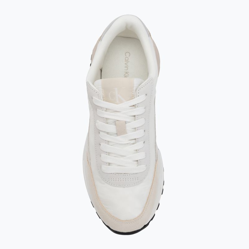 Dámské boty Calvin Klein Hike Runner Mg Nylon Perl bright white/silver creamy 5