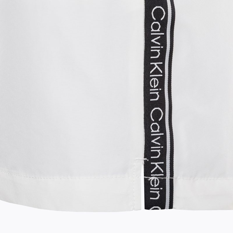 Pánské plavecké šortky Calvin Klein Medium Drawstring white 8