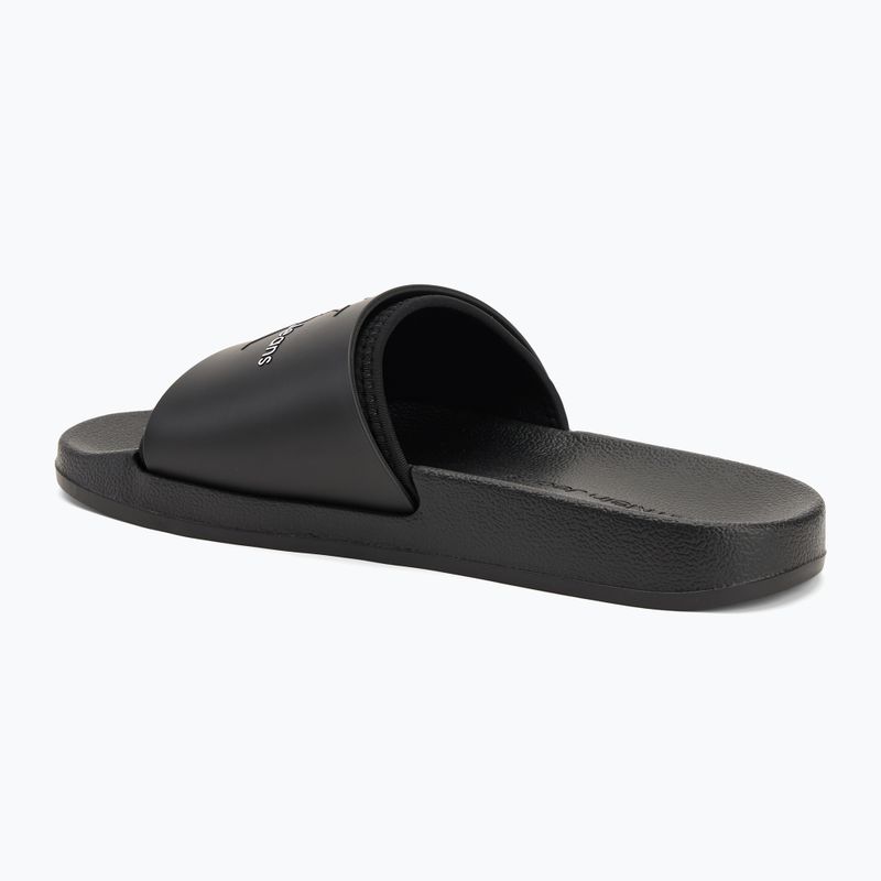 Pánské žabky Calvin Klein YM0YM00361 Slide Rubber Neoprene Monologo black 3