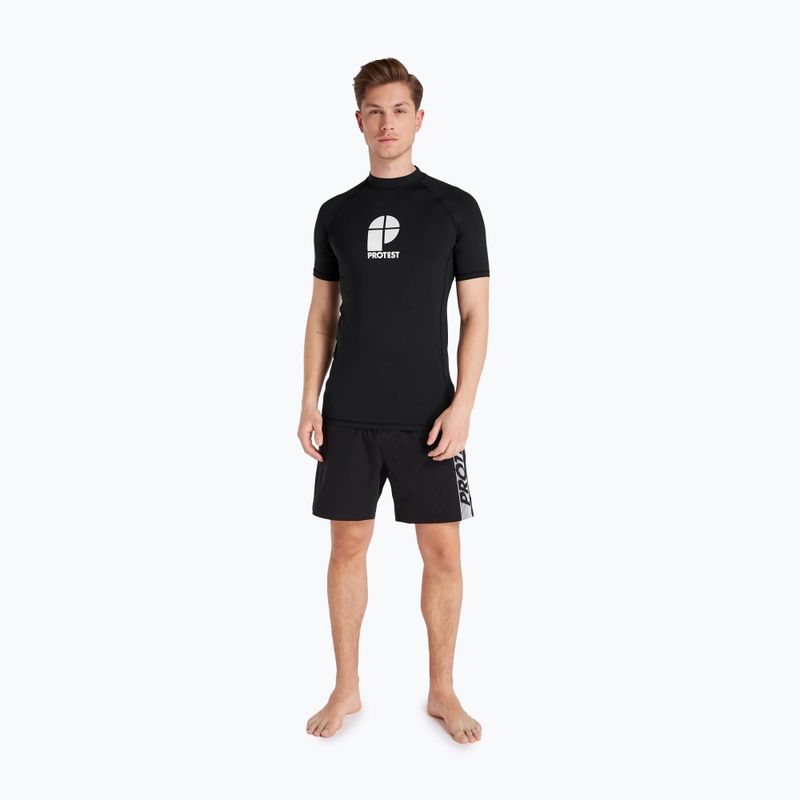 Pánské tričko Protest Prtcater rashguard černé P7797200 2