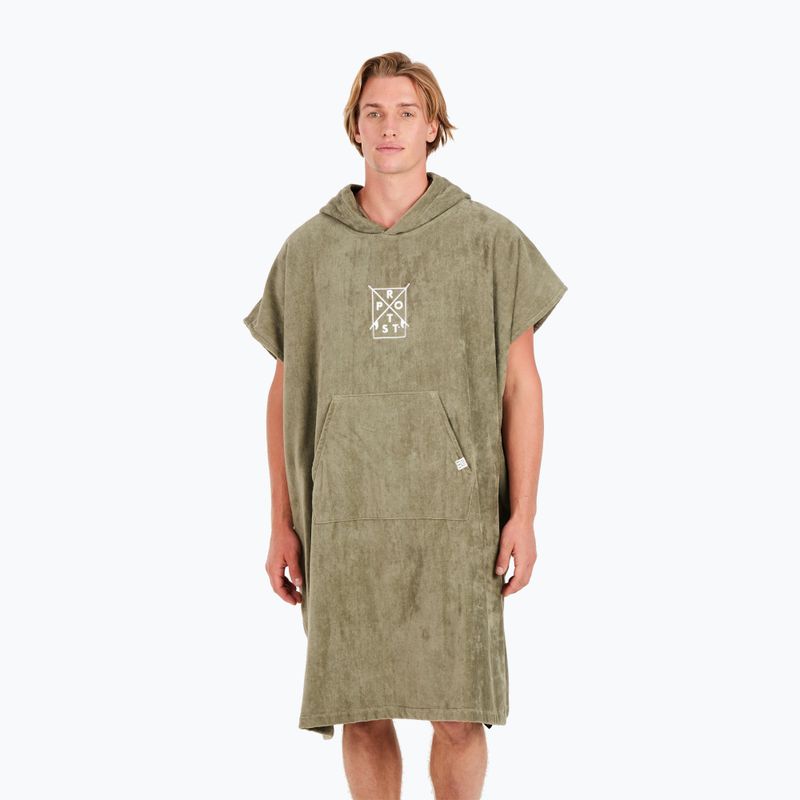Pánské pončo Protest Prtpurdey artichoke green 3