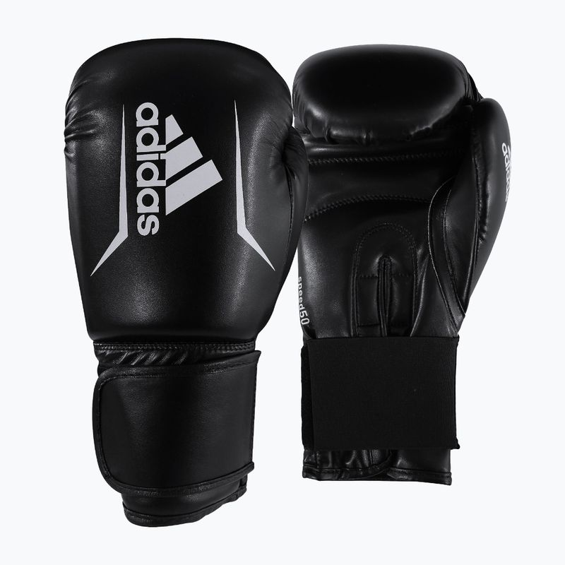 Boxovací set adidas Performance Boxing Set pytel + rukavice + bandaż czarno-biały ADIBAC11KIT-EUN 4