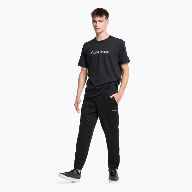 Pánské tréninkové kalhoty Calvin Klein Knit BAE black beauty 2