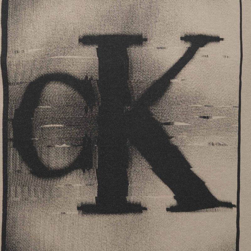 Pánské zimní lněné tričko Calvin Klein 7