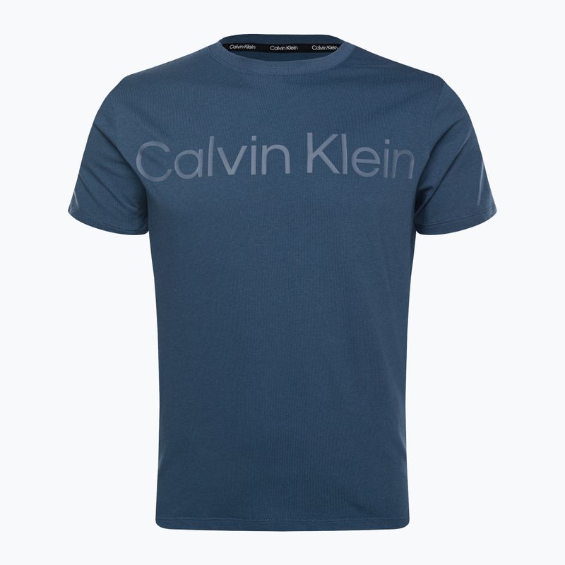 Pánské tričko Calvin Klein v pastelově modré barvě 5