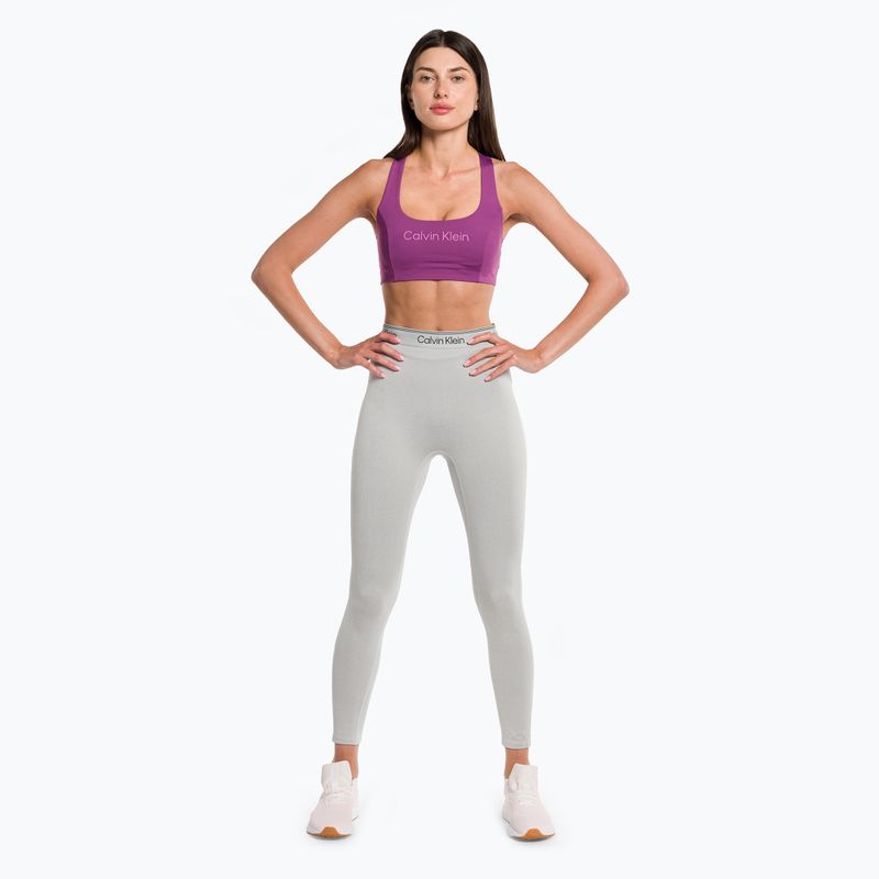 Fitness podprsenka Calvin Klein Medium Support VAE amethyst 2