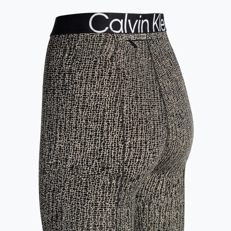 Dámské tréninkové legíny Calvin Klein 7/8 8VR šokující potisk 8