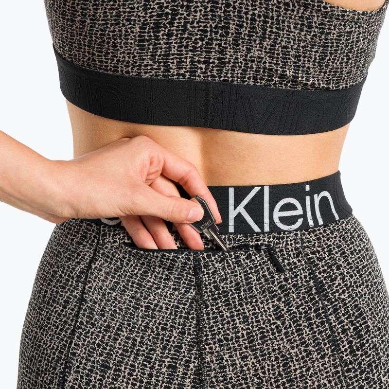 Dámské tréninkové legíny Calvin Klein 7/8 8VR šokující potisk 4