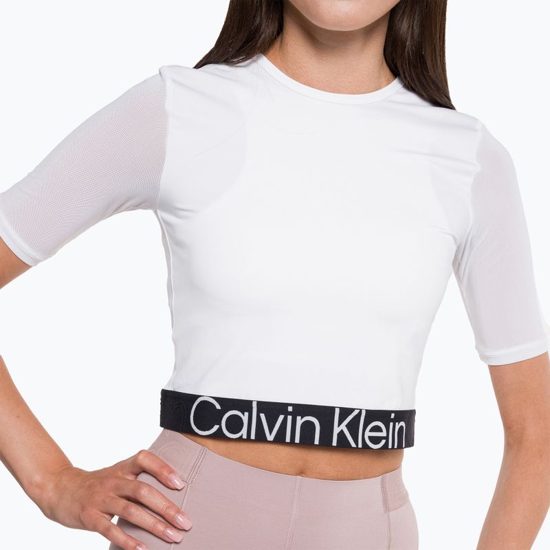 Dámské tričko Calvin Klein Knit bright white 4