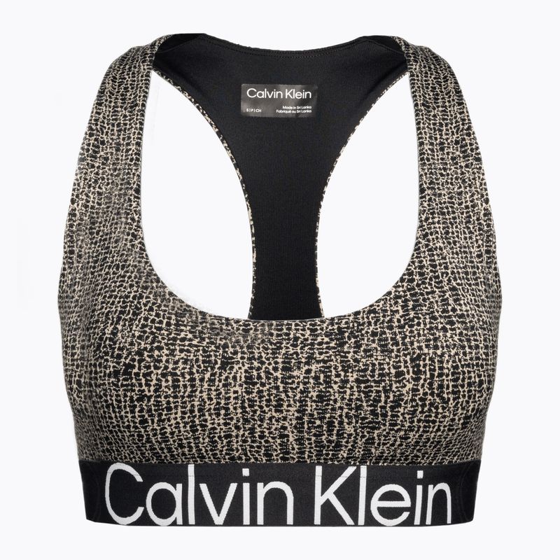 Fitness podprsenka Calvin Klein Medium Support 8VR s nápadným potiskem 5