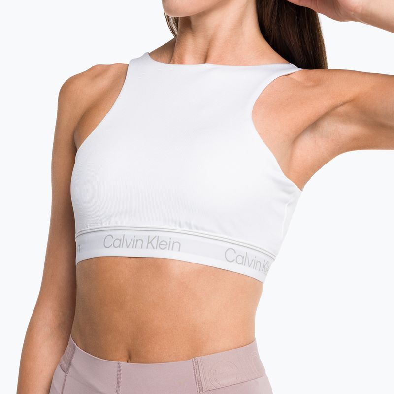 Calvin Klein Medium Support YAF jasně bílá fitness podprsenka 4