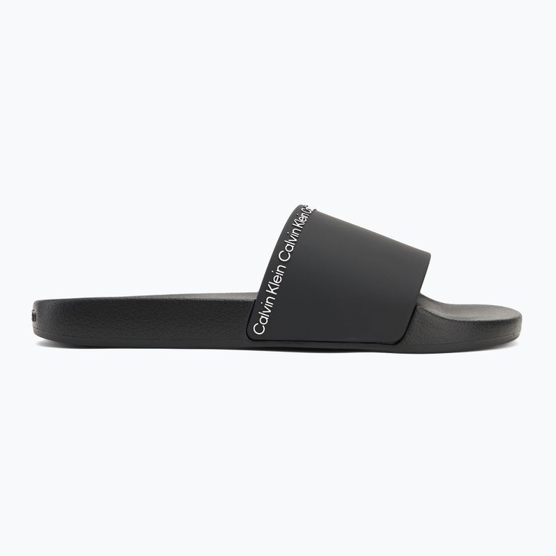Pánské žabky Calvin Klein HM0HM00981 Pool Slide Rubber black 2