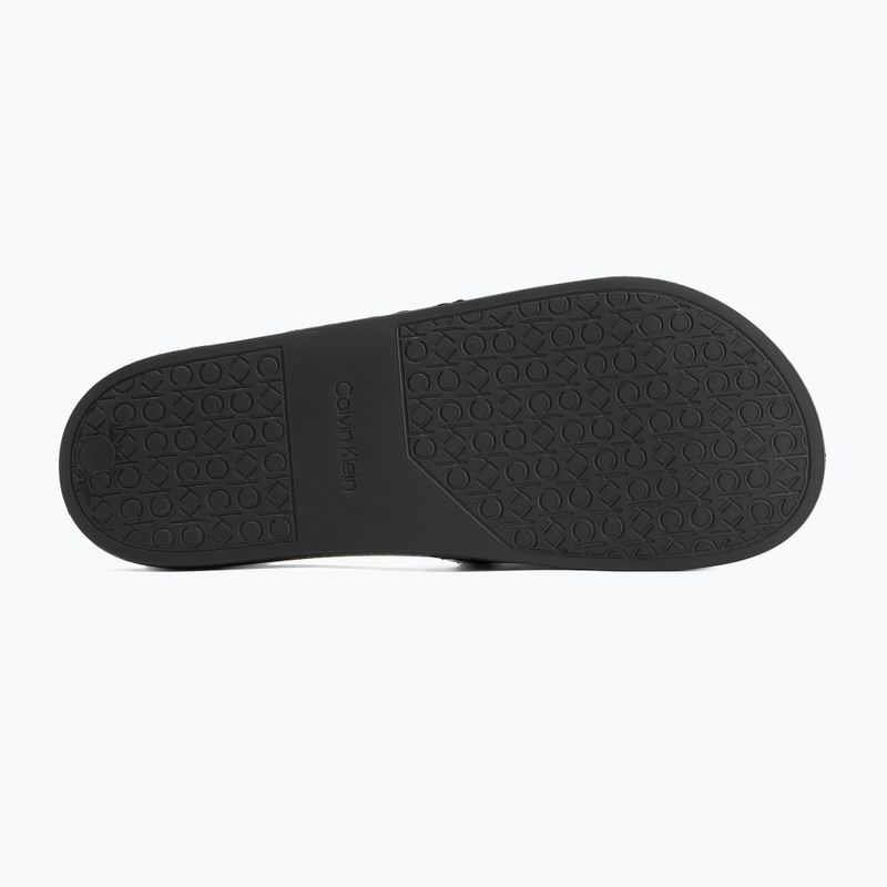 Pánské žabky Calvin Klein HM0HM00981 Pool Slide Rubber black 4