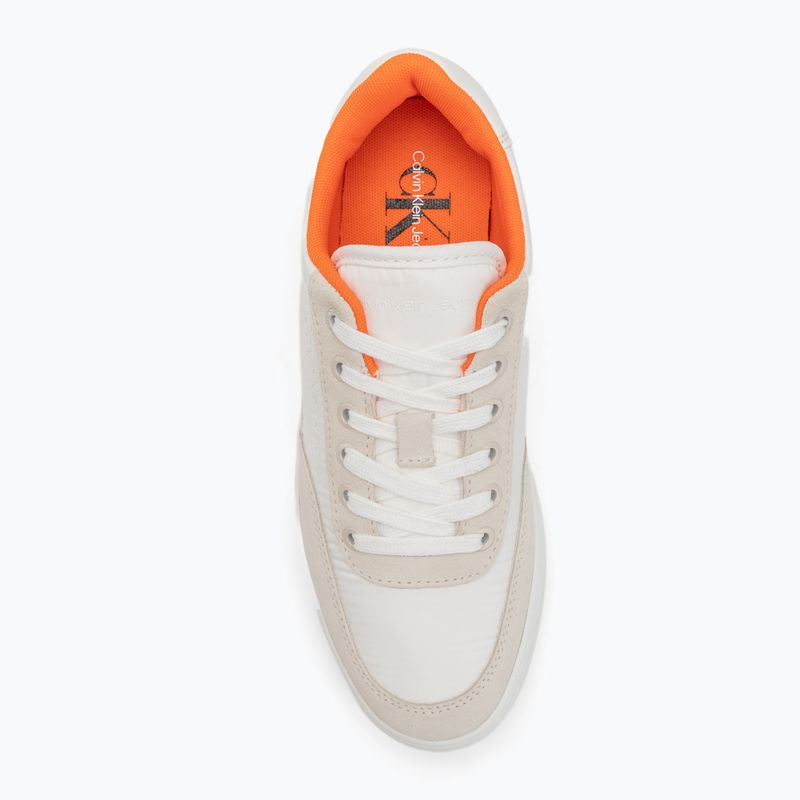 Boty Calvin Klein YM0YM00669 Classic Cupsole Su Softny creamy white/white/firecracker 5