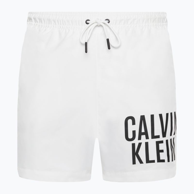 Pánské plavecké šortky Calvin Klein Medium Drawstring white