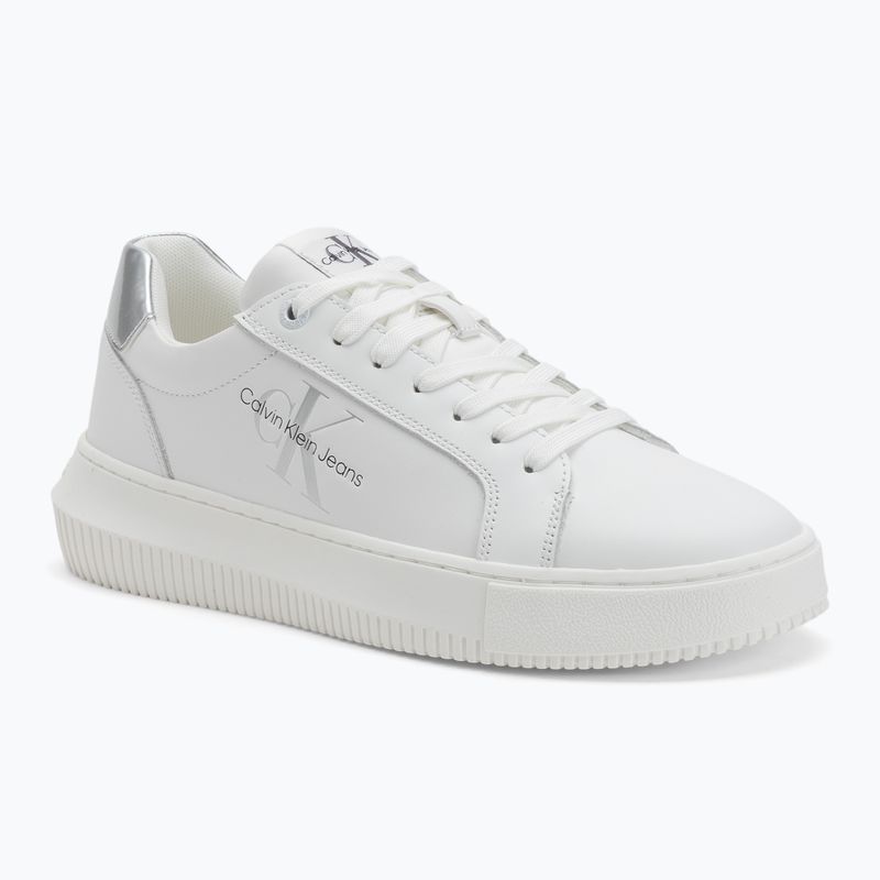 Dámské boty Calvin KleinYW0YW01224 Cupsole Mono Lth Wn white/silver