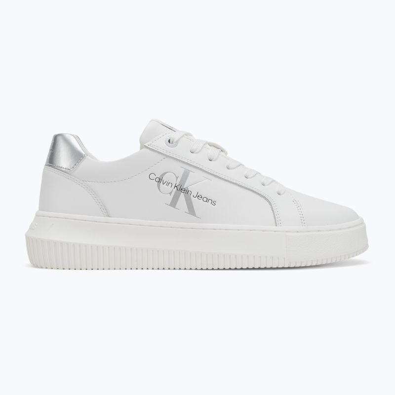 Dámské boty Calvin KleinYW0YW01224 Cupsole Mono Lth Wn white/silver 2