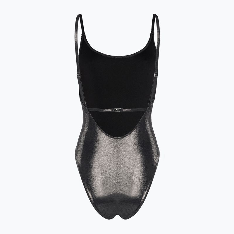 Dámské jednodílné plavky Calvin Klein Scoop Back Black 2