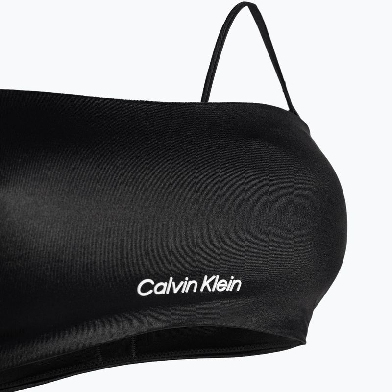 Calvin Klein Horní díl plavek Bandeau-Rp černý 3