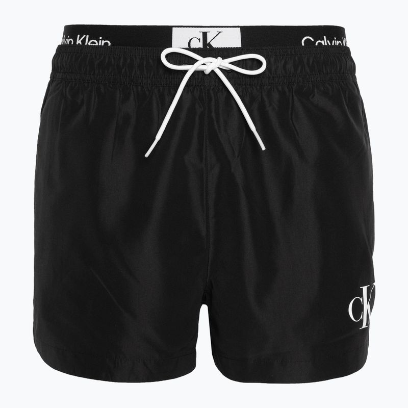 Pánské plavecké šortky Calvin Klein Short Double Wb černé