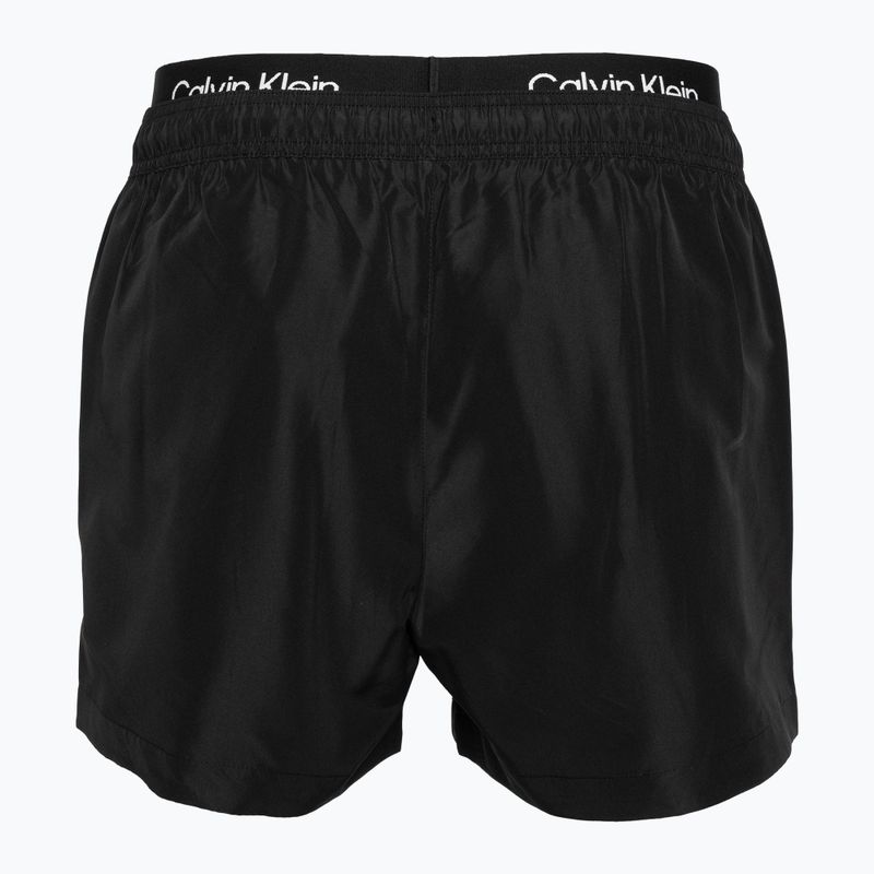 Pánské plavecké šortky Calvin Klein Short Double Wb černé 2